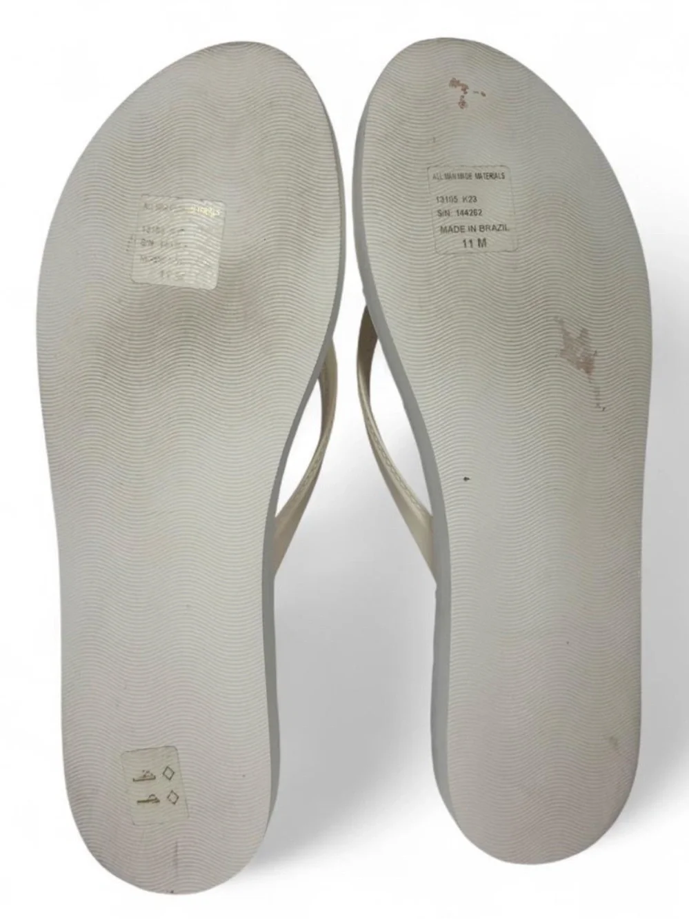 Tory Burch Kira Flip-Flop, white, NWOT size 11